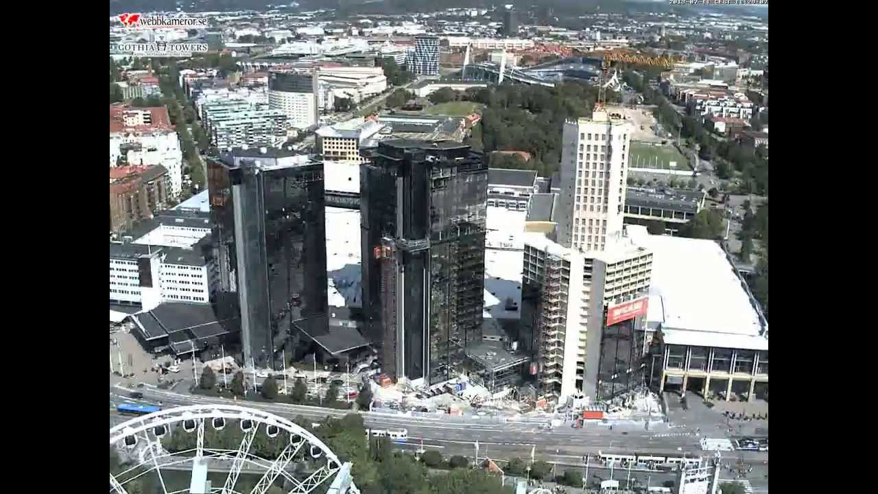 Time Lapse: Gothia Towers 3:rd tower @ Gothenburg, Sweden