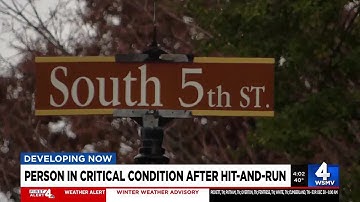 Pedestrian in critical condition after hit-and-run