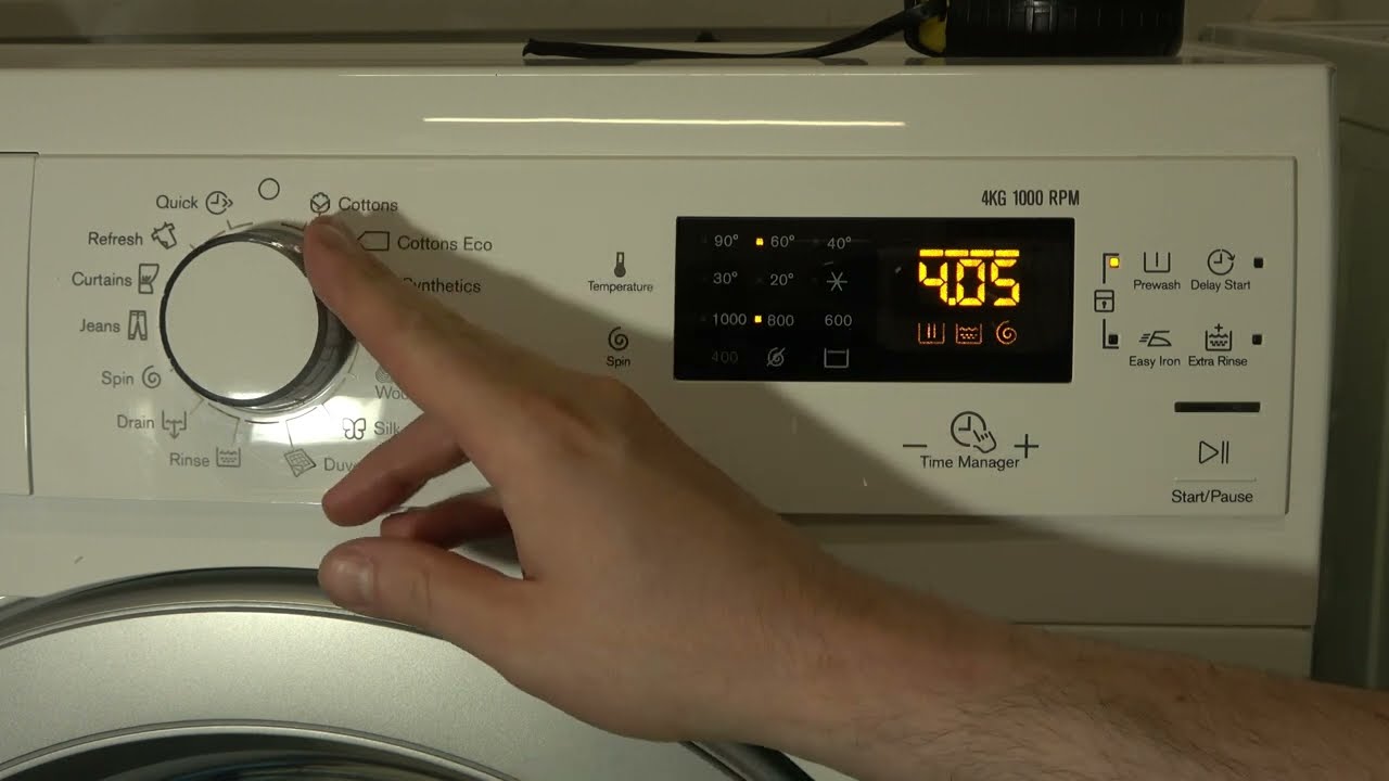 Review of Electrolux compact care time manager super slim depth 4kg 1000 spin washing machine