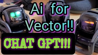 How to Install Chat GPT on Vector!!! #chatgpt #ai #robot #vector #wirepod