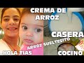 HAGO CREMA DE ARROZ PARA LOS NIÑOS | COCINO ARROZ SUELTECITO | UN DIA CONMIGO🥰  Vlogmas 06-04-22