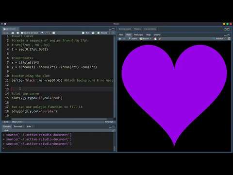 Heart Curve | R programming