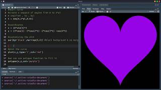 Heart Curve | R programming