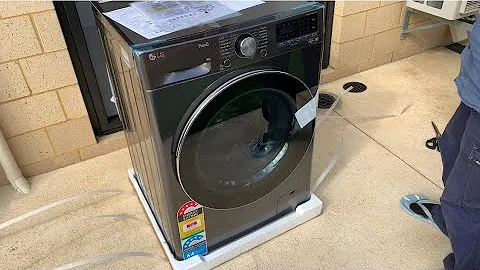 Unpacking and Installing LG ThinQ Front Load Washer