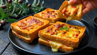 It's so delicious that I cook it almost every day❗🔝 Simple and delicious toast recipes!