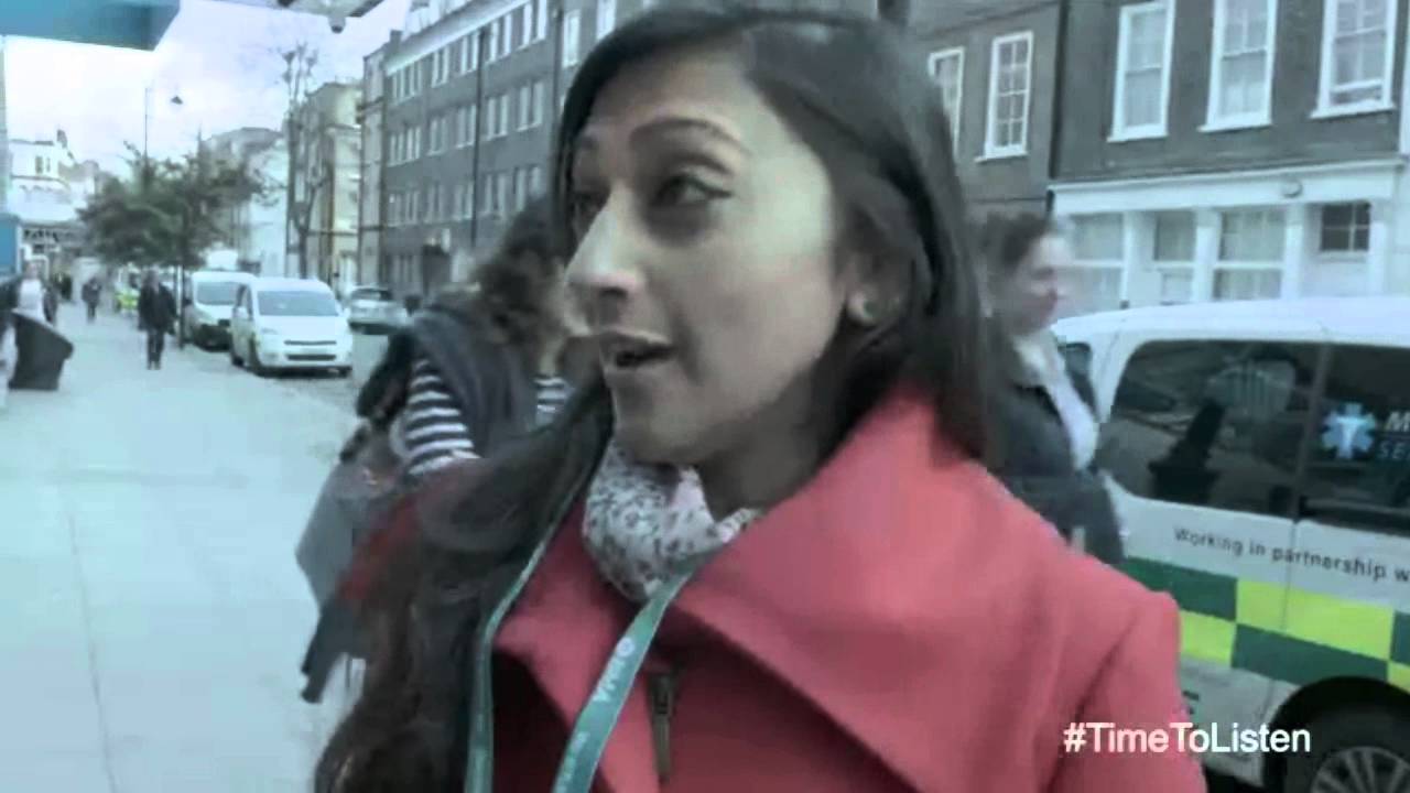 Interview outside Great Ormond Street Hospital