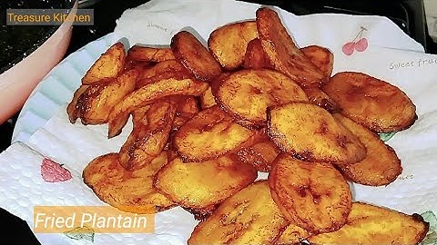 How To Fry Ripe Plantain | Fried Dodo | Fried Plantain And Egg For Breakfast 
