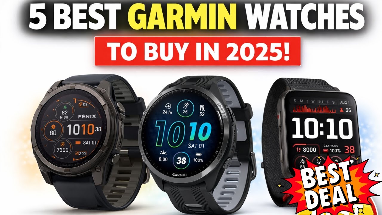 Лучшие смарт-часы Garmin 2025 года