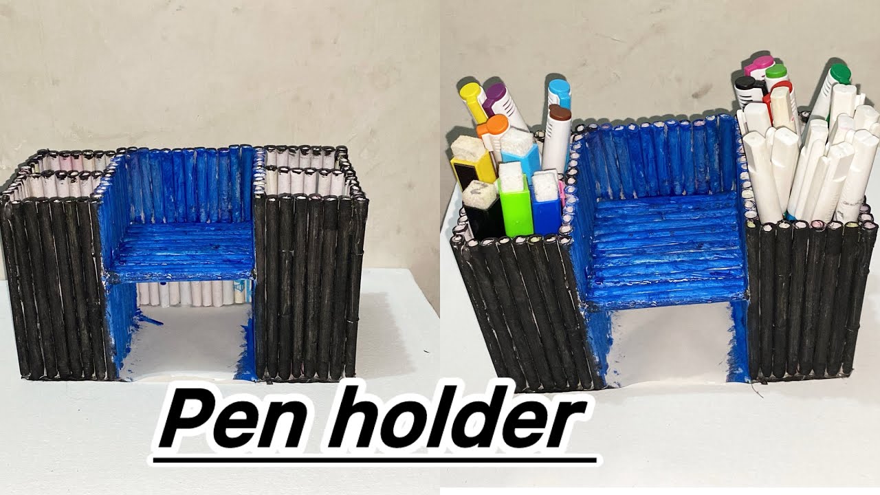 Unique pen holder 