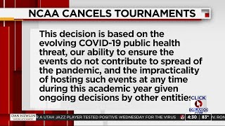 March Madness men’s and women’s basketball tournaments canceled by NCAA amid coronavirus concerns