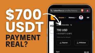 Tokenflux.cc Free $700 USDT Payment Proof REAL?... I Tried it Myself!