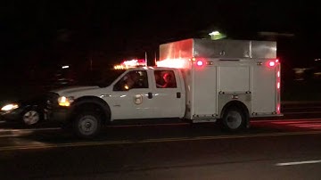 RARE Bucks County Hazmat 89-3 Responding