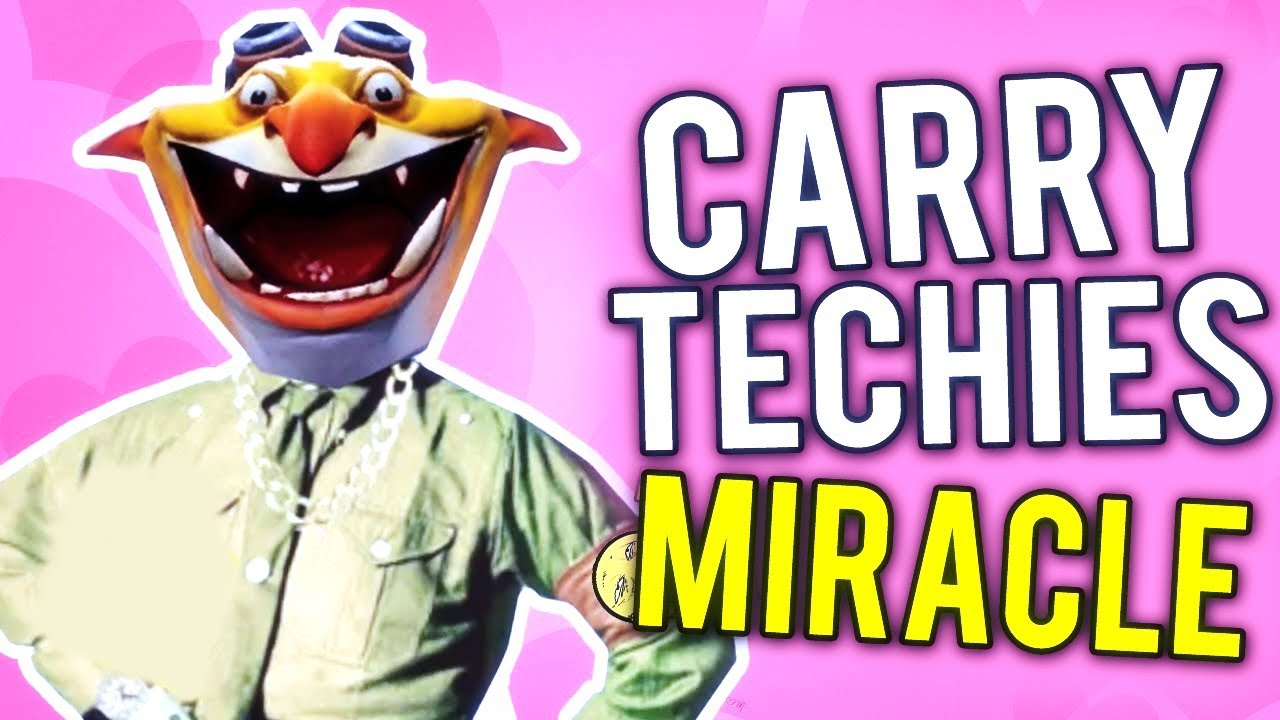 Genius Miracle- Carry Techies Gameplay Brutal Combo 1vs5 IMBA Show 7.07 WTF Dota 2