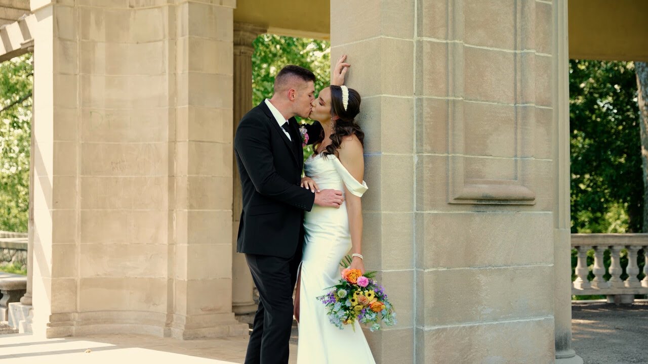 Allie & Jake’s Magnolia KC Wedding | Church Ceremony, Downtown Photos & Urban Garden Reception