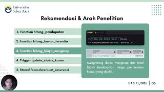 UAS Pemrograman PL/SQL Ahmad Haziq Mu'izzaddin Wafiq
