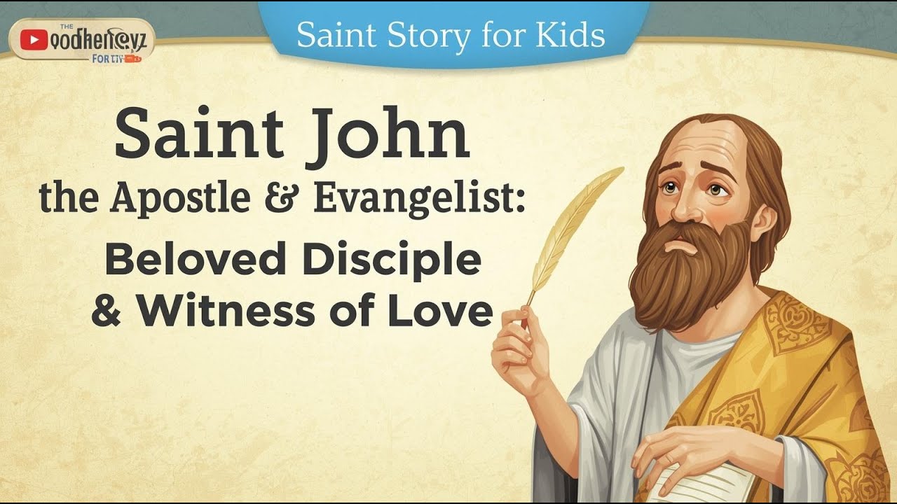 Saint John the Apostle & Evangelist | Beloved Disciple and Witness of Love | Saint Story for Kids