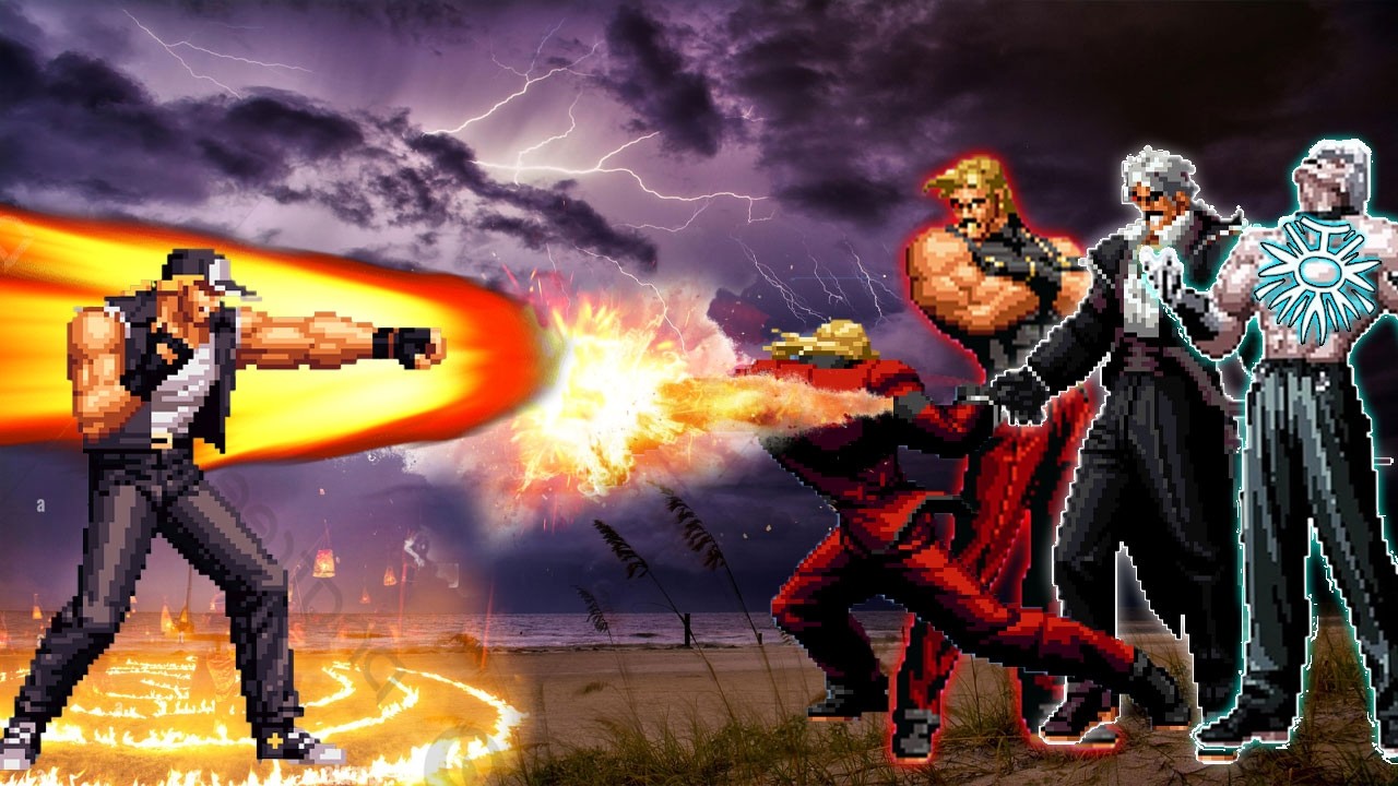 [KOF Mugen] Terry Bogard Vs Orochi iori Team