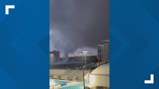 Bills fan video of apparent tornado in Fort Lauderdale