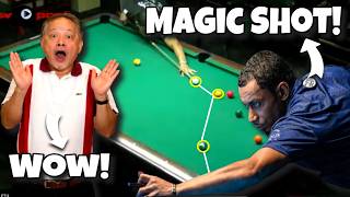 Efren Reyes Pulls Off a Middle East Magic Shot vs Jamal Oussi | 10-Ball Championship