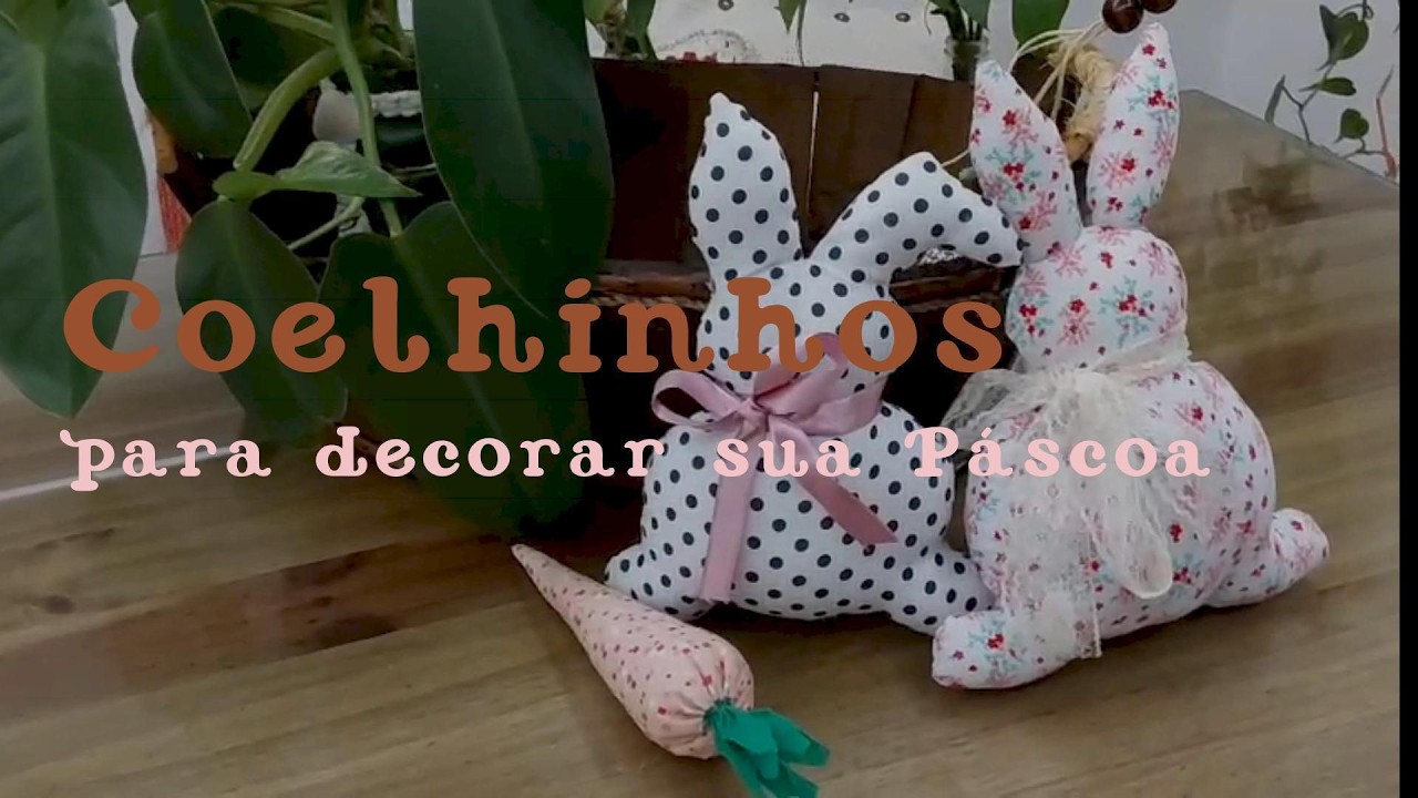 Coelhinho da Páscoa, faça e venda, decore sua casa