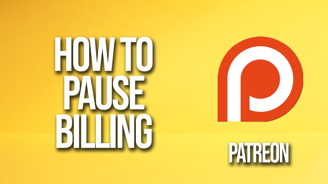 How To Pause Billing Patreon Tutorial