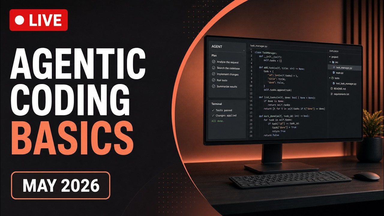 How to get started with Agentic Coding tools May 2026 - YouTube