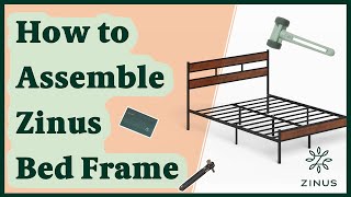 How to Assemble a Roman Wood and Metal Platform Bed Frame from Zinus How to Assemble a Roman Wood and Metal Platform Bed Frame from Zinus