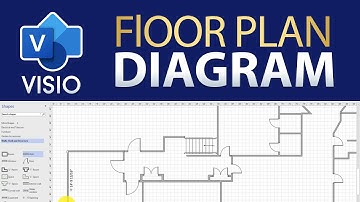 HOW TO DRAW a SIMPLE FLOOR PLAN in VISIO | Step-by-Step DIAGRAM Tutorial