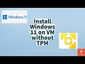 TPM Error on VMWare while installing Win11 | How to Install Windows 11 without TPM on VM Workstation