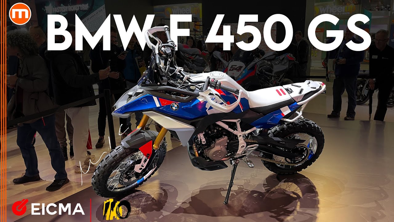 BMW F 450 GS Concept | La sorellina della GS è in arrivo: com'è fatta in video da EICMA 2024