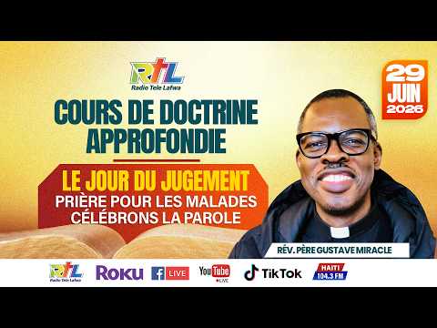 Cours De Doctrine Approfondie Lundi 29 Juin 2026