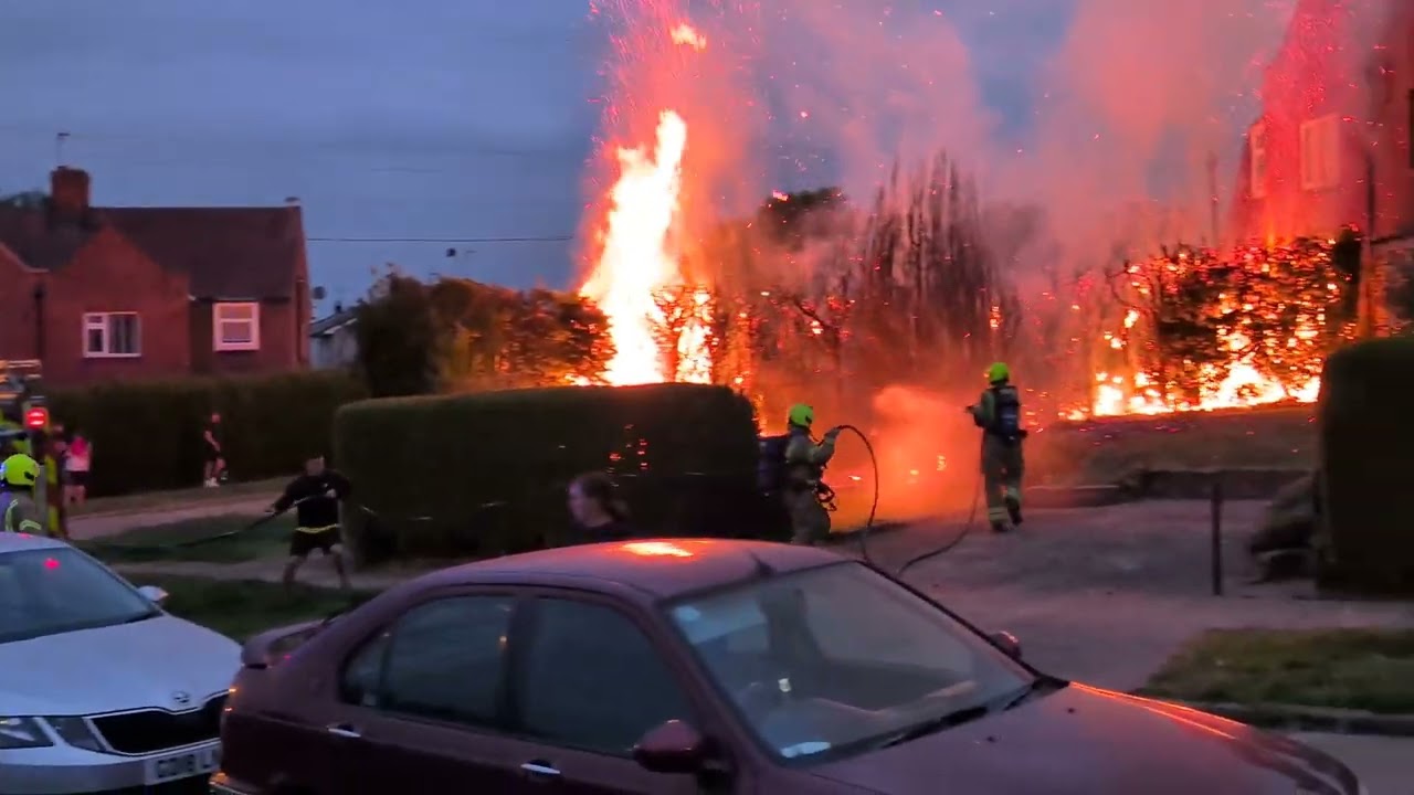 Fire in York - Acomb, Viking Road - 23rd August 2025