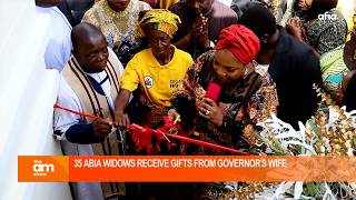 35 ABIA WIDOWS GET NEW HOMES, CASH SUPPORT & FOOD FROM GOV. OTTI'S WIFE