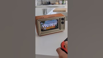 3D Printed Retro TV for Nintendo Switch #RetroTV #NintendoSwitch #DIYGamingSetup #3DPrinting