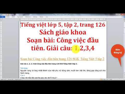 Video Tiếng việt lớp 5, tập 2, sgk, trang 126. Soạn bài:... - youtube