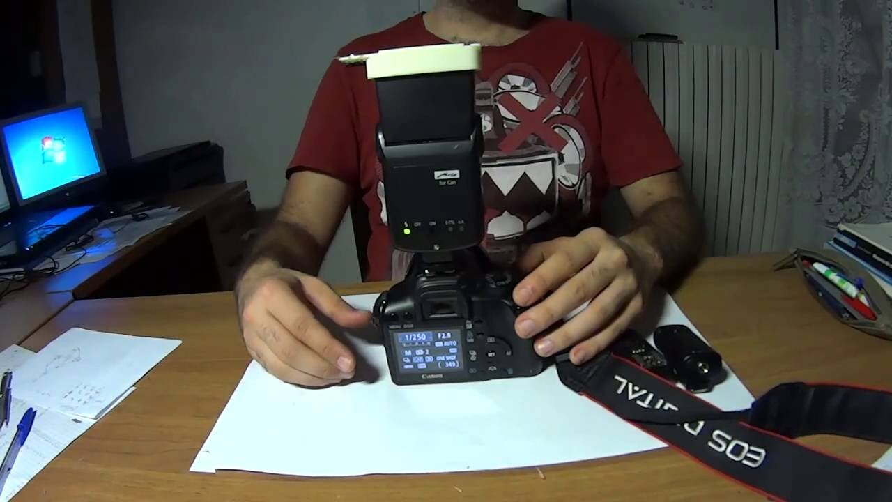 Meike RC-7 trigger & Metz flash (Canon)