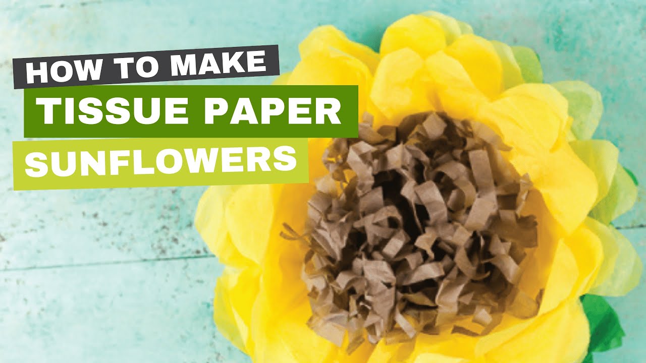 Tri-Color Tissue Paper Flowers - Hey, Let's Make Stuff