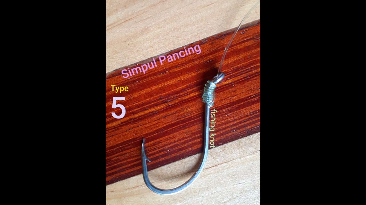 Cara mengikat kail pancing (Tie a Fishing hook) Step 5 YouTube