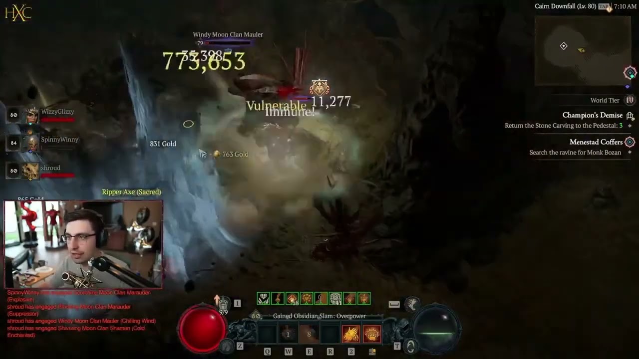 Shroud gets a taste of Slam Druid | Diablo IV Daily Clips