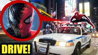 IF YOU CATCH VENOM, SPIDER-MAN ON A COP CAR, DRIVE AWAY!! (epic fight scenes)