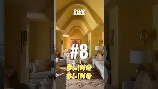 12 Luxurious Golden Yellow Paint Colors That Shine #paintcolors #homedecor