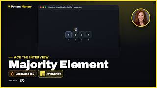 Majority Element - LeetCode 169 | Running Scan / Prefix-Suffix (JavaScript)