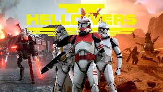 Helldivers 2 Gameplay with Star Wars Mods Clone Commando Mod playing with a subscriber!!