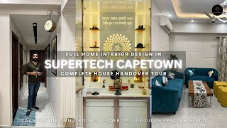 3BHK Full Home Interior Design Tour | Modern &amp; Elegant Flat in Noida🔥