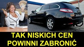 Dlaczego ten Peugeot 508SW jest taki tani?