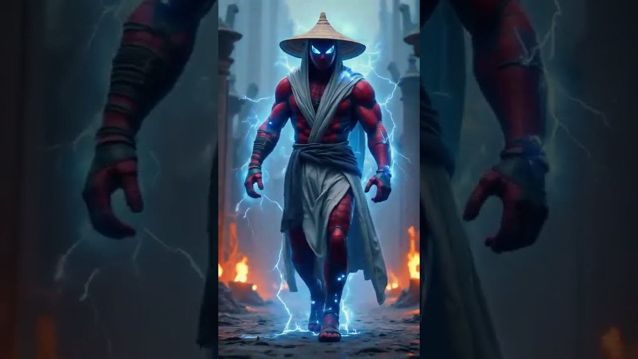 Spiderman & samurai hybrid 
