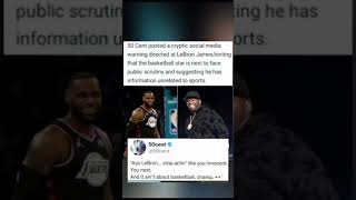 50 Cent Targets Lebron James With Cryptic Warning You Next