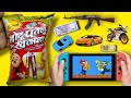 Omg got video game, pubg gun,money inside motu patlu snacks only in 5 rupees, unboxing and review