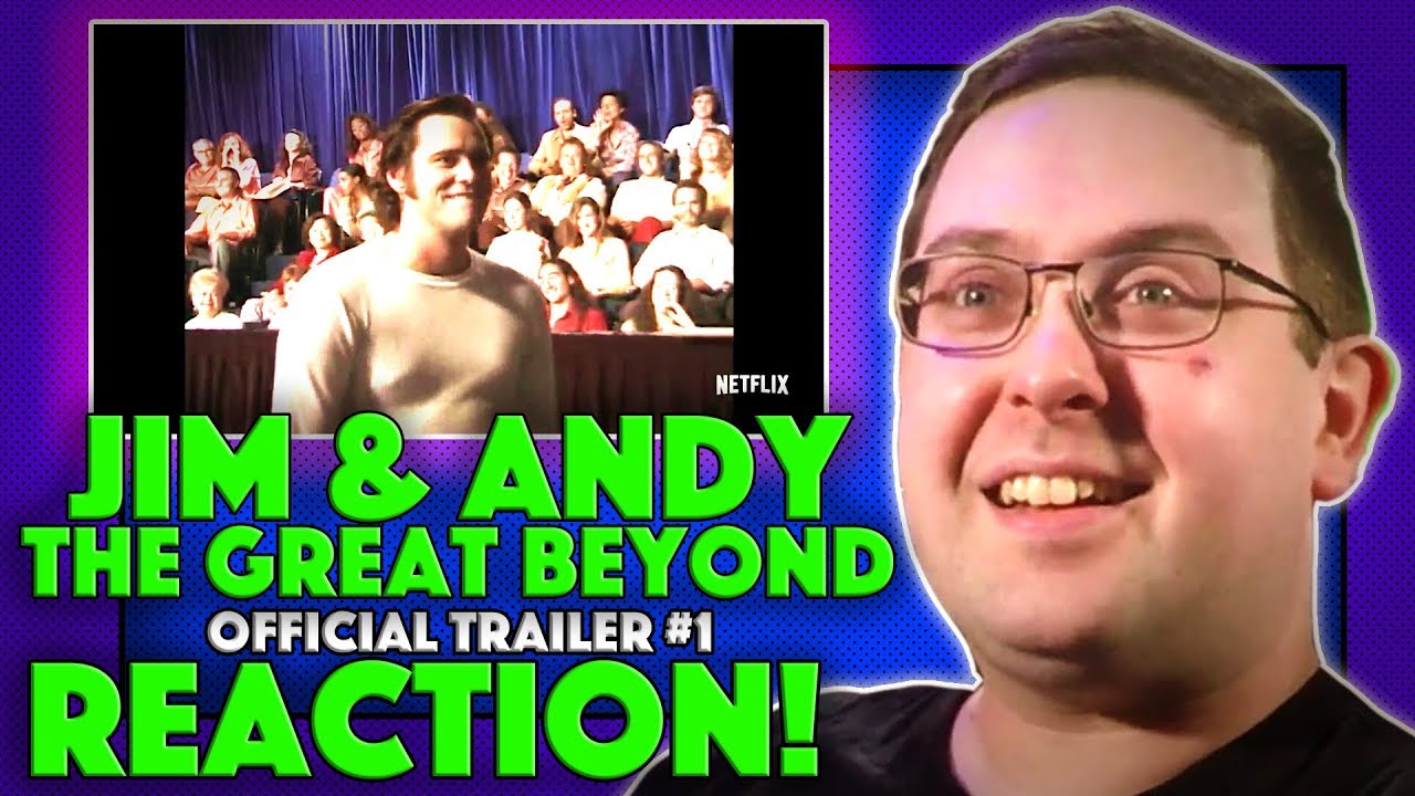 REACTION! Jim & Andy The Great Beyond Trailer #1 - Jim Carey Netflix ...