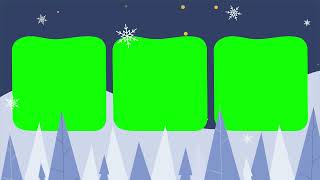 SNOW SPLIT SCREENS OVERLAY GREEN SCREEN screenshot 4